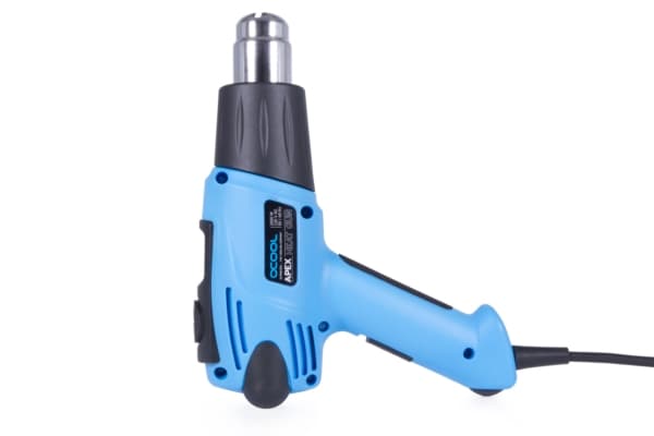 Alphacool 10178, Varmluftspistol, Pistolhåndtak, Sort, Blå, 650 °C, 80 °C, AC