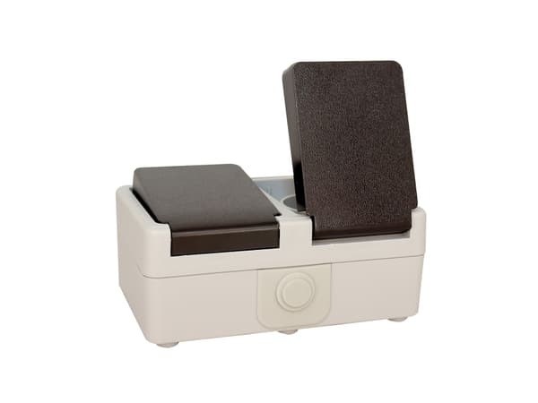 GRIPO stikkontakt dobbelt IP54 vandret - 2107884