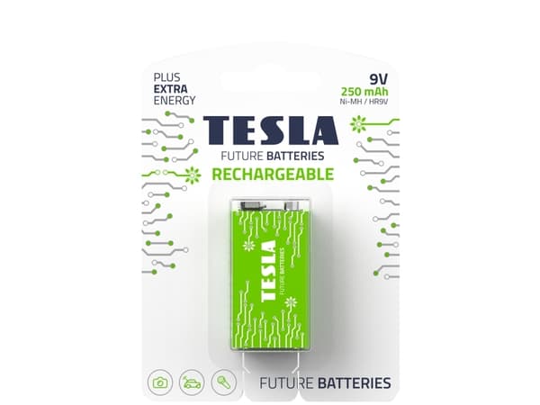 Tesla ladattava akku 9V LR61 250 Mah (1 kpl) - 2293481