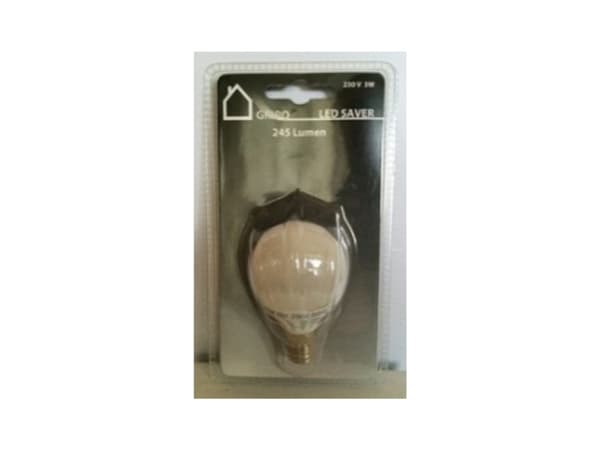 GRIPO LED-valaisin muovista E14 230V/3W/P45 /245Lm - 1654702