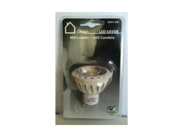GRIPO LED-spot aluminium GU10 6W/420Lm/40dg/30000h - 1654692