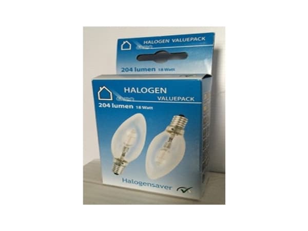 GRIPO halogeenilamppu E14 18W Kerte 2kpl - 1654675