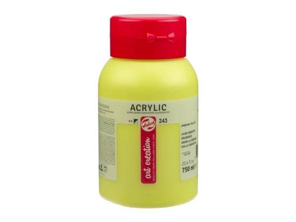 Talens Art Creation Acrylic Colour Jar Greenish Yellow 243