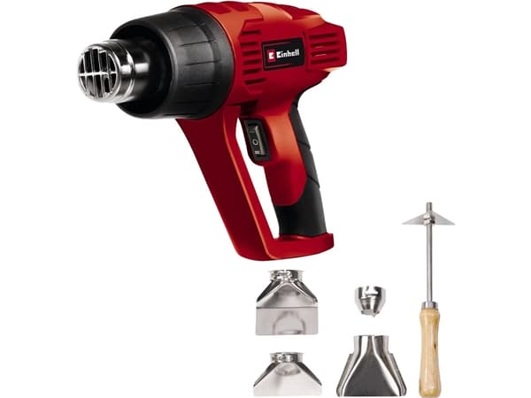 Einhell TC-HA 2000/1, Varmluftspistol, Pistolhandtag, Röd, 500 l/min, 550 ° C, 300 l/min