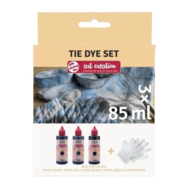 Talens Art Creation Tie-dye set Black | 3 x + gloves