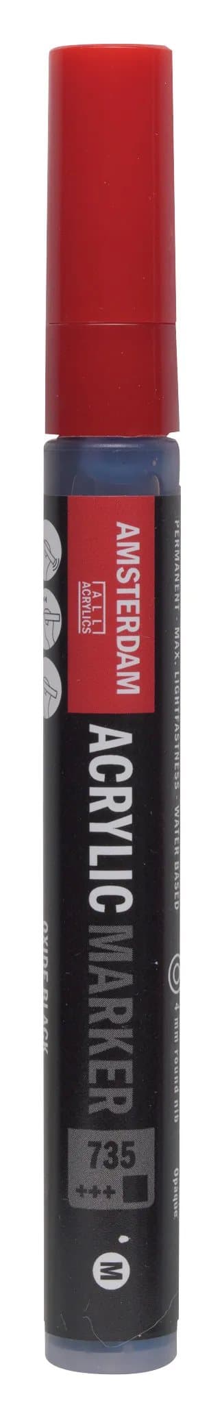 Amsterdam Acrylic Marker 4 mm Oxide Black 735
