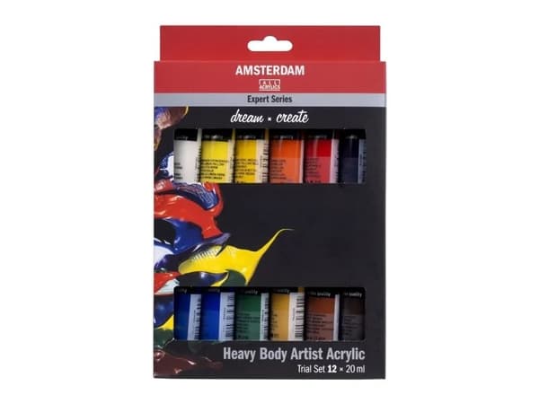 Amsterdam Expert Series acrylic paint trial set | 12 x