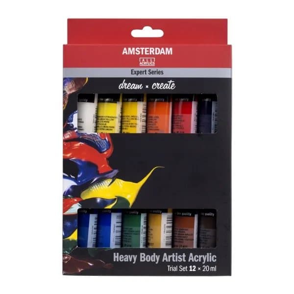 Amsterdam Expert Series acrylic paint trial set | 12 x