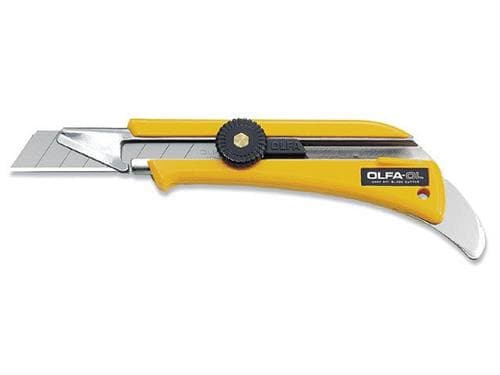 Olfa kniv med tæppeskinne, klingestyreskinne, horn og hjullås - 1504963