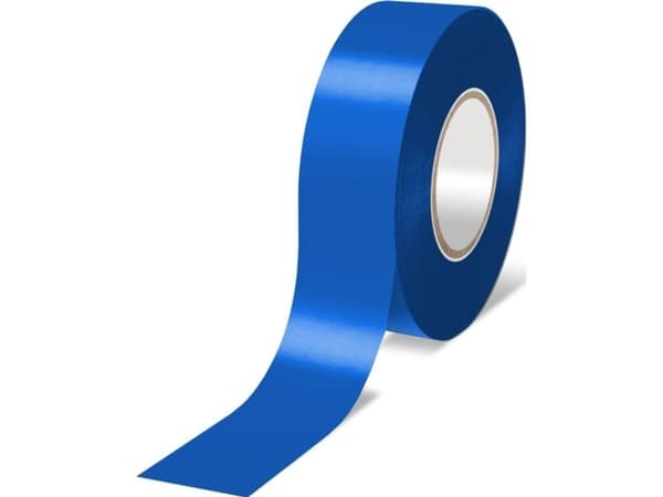 Dedra PVC elektrisk isolasjonstape, blå, 19mmx33m