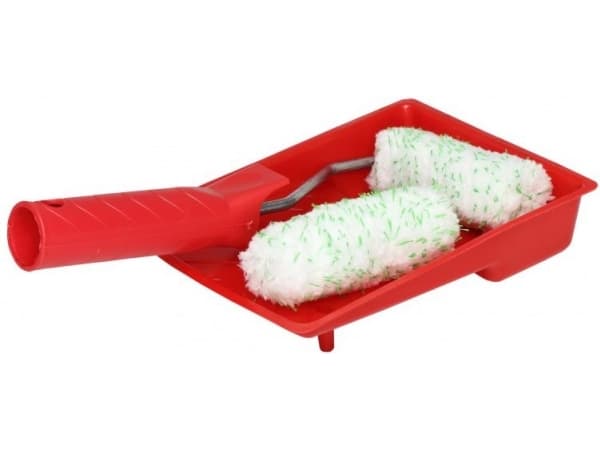 Pro-Line malarski Mini wałek Rex Oliwka 10cm 2szt. + kuweta (41254)