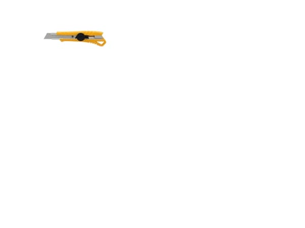 KDS kniv 18mm med skruelås og 1 knivblad - 2108178