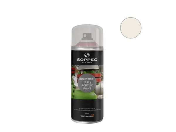 SOPPEC Colors spraymaling akryl 400 ml. RAL 9010 REN-HVID blank