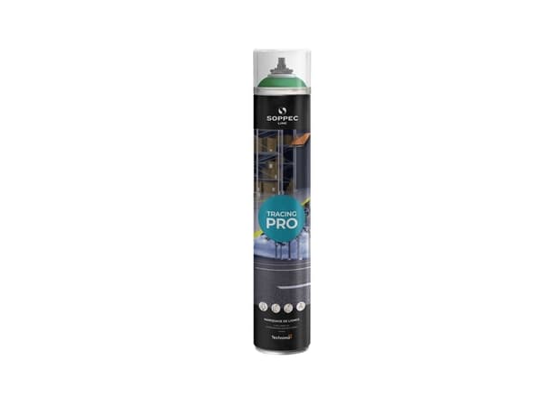 SOPPEC mærkespray TRACING PRO 750 ml. GRØN (RAL 6024) - til SOPPEC Driver - 2278002