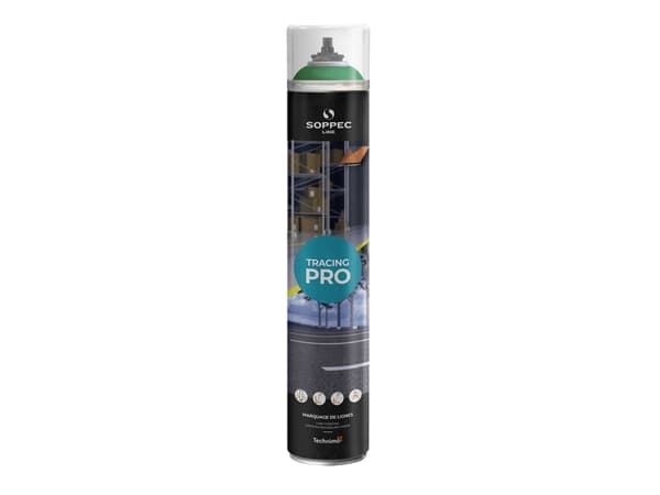 SOPPEC mærkespray TRACING PRO 750 ml. GRØN (RAL 6024) - til SOPPEC Driver - 2278002