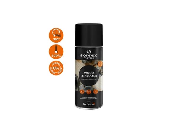 SOPPEC Pro Tech träsmørespray (tykkelseshøvl) silikonefri 400 ml. - 2019963