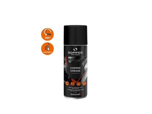 SOPPEC Pro Tech kobber sprayfedt 400 ml. - 2019969