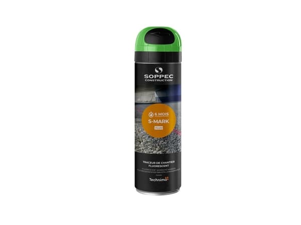 SOPPEC märkesspray S-MARK FLUO 500 ml. GREEN - 2112444