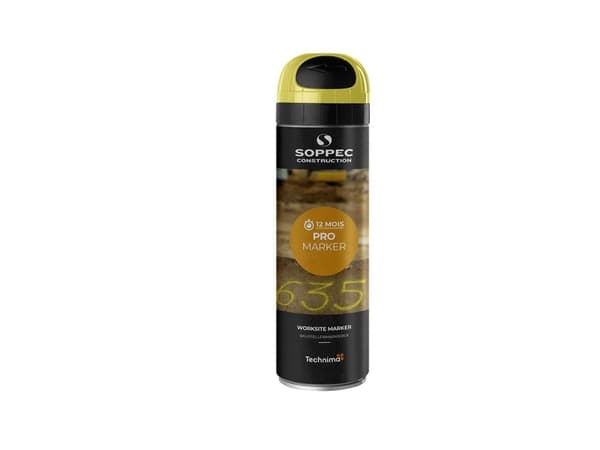 SOPPEC-merkkinen suihke PROMARKER® 500 ml. KELTAINEN - 1690315