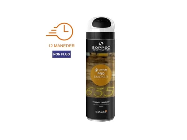 SOPPEC-merkkinen suihke PROMARKER® 500 ml. VALKOINEN - 1690314