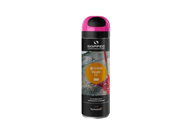 SOPPEC mærkespray TP FLUO 500 ml. PINK - 1740781