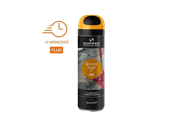 SOPPEC mÃ¦rkespray TP FLUO 500 ml. ORANGE - 1705624-UDG