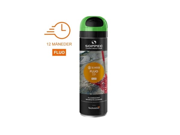 SOPPEC mærkespray TP FLUO 500 ml. GRØN - 1701138
