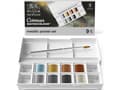 Miniatyrbilde 3 av 3: Cotman watercolour 1/2 pan metallic pocket set 9pc