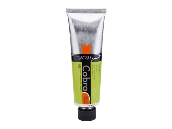 Cobra Artist Water-Mixable Oil Colour Tube Yellowish Green 617
