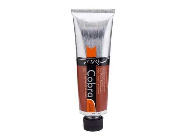Cobra Artist Water-Mixable Oil Colour Tube Transparent Oxide Red 378