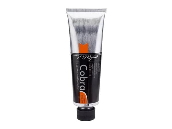 Cobra Artist Water-Mixable Oil Colour Tube Ivory Black 701