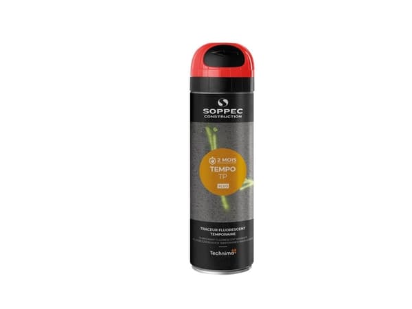 SOPPEC-merkkinen spray TP TEMPO 500 ml. PUNAINEN - 2313641