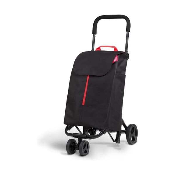Indkøbsvogn Gimi Twin Urban Sort 50 L 39 x 52 x 95 cm