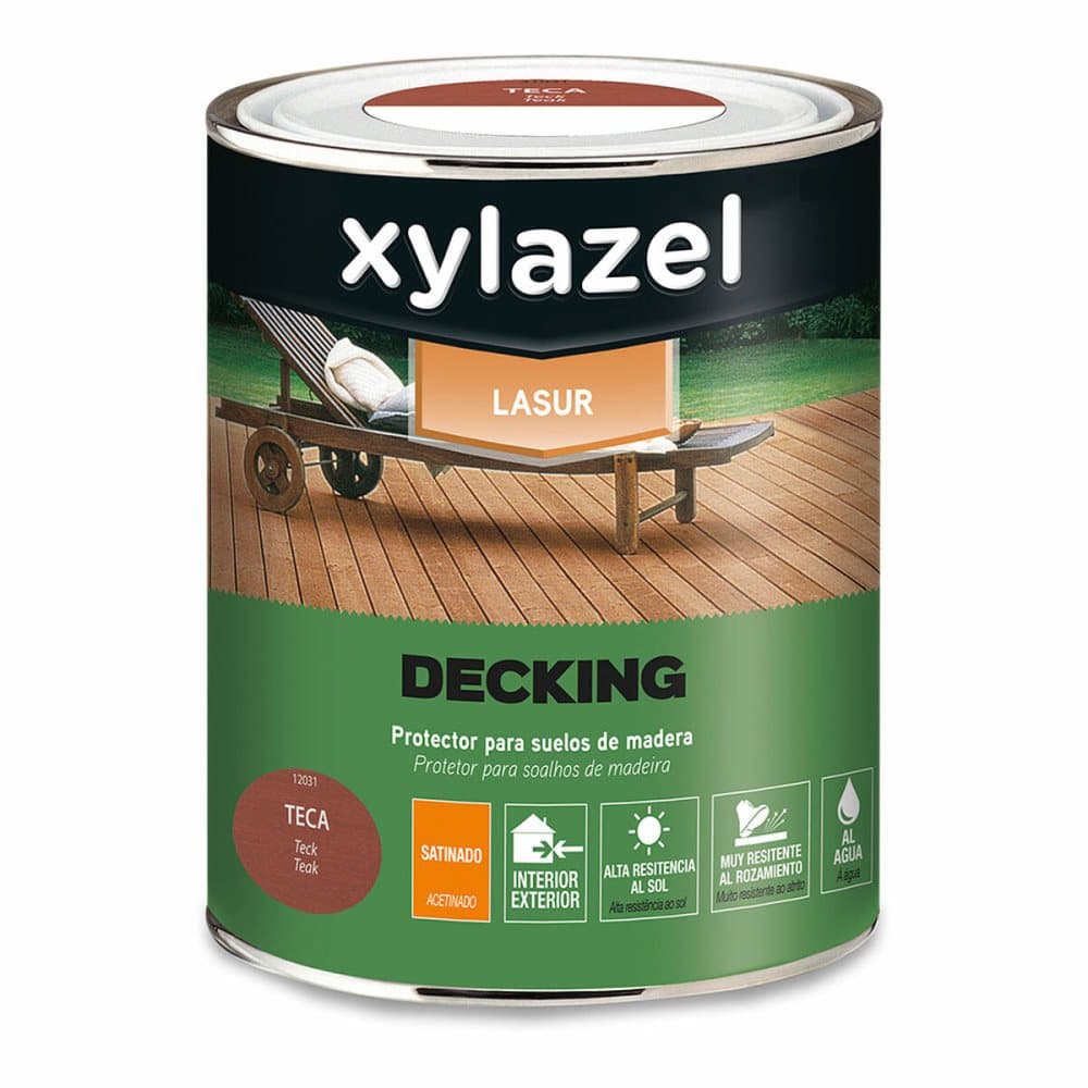 Skyddande olja Xylazel Decking teca 75 cl