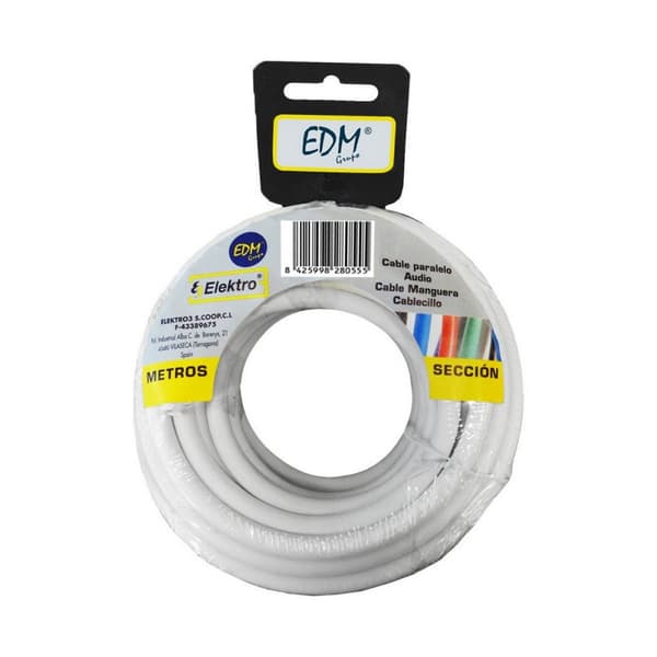 Kabel EDM 28155 Vit 3 x 2,5 mm 25 m
