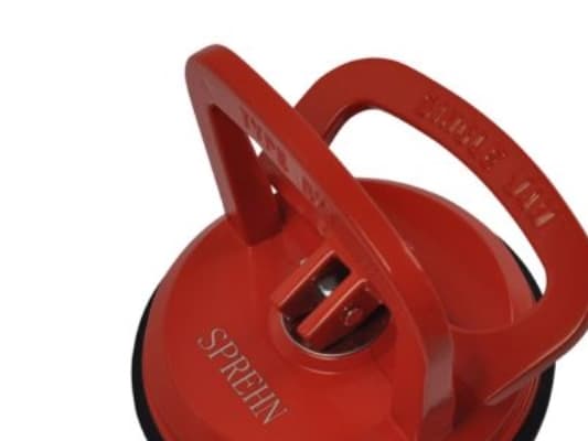 Sprehn glasløfter max. 45kg - m/glat overflade, alu 1 sugekop 4'