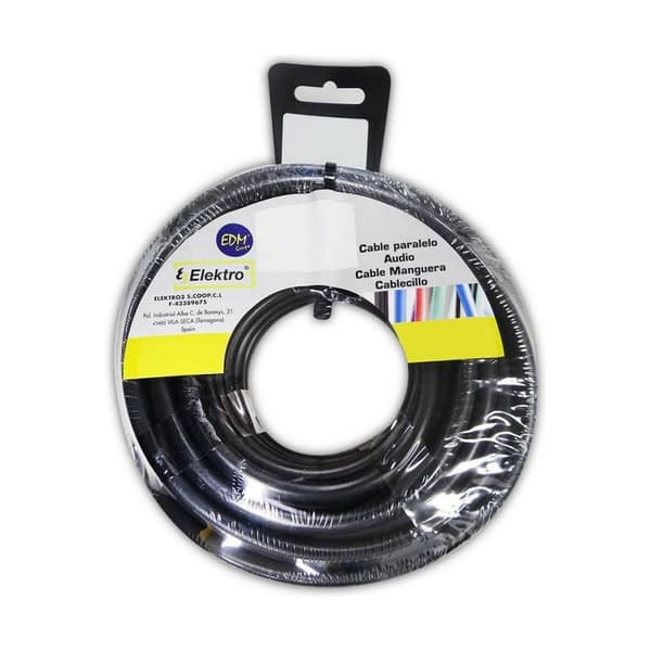 Kabel EDM 28311 Svart 2 x 1,5 mm 10 m