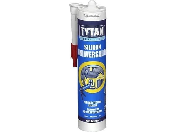 TITAN SILIKON EURO-LINE 280ML FÄRGFRI