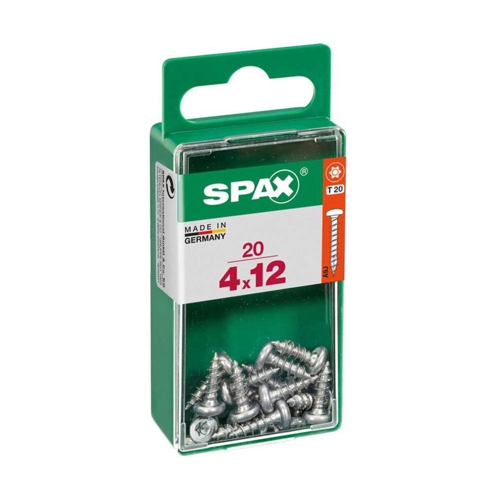 Låda med skruvar SPAX Träskruv Munstycke med runt huvud (4,0 x 12 mm)