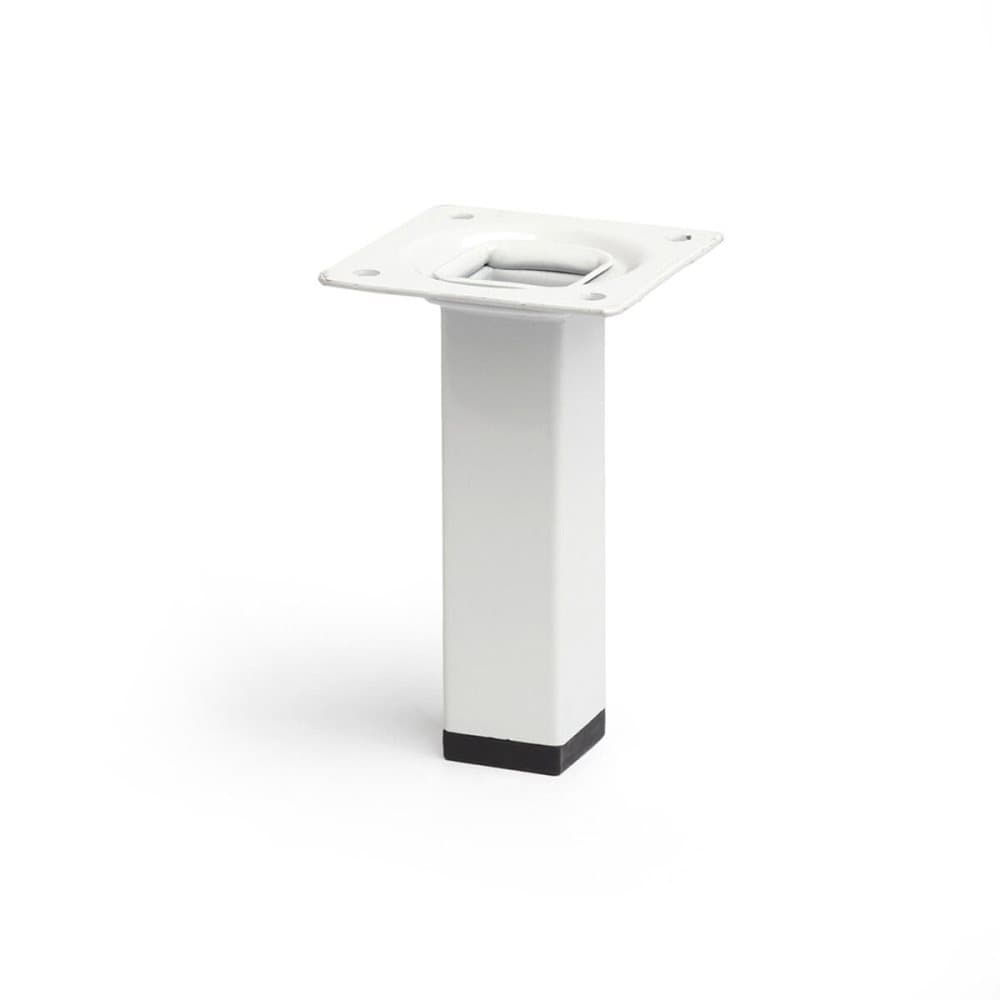 Fötter Rei 400g Fyrkantig Stål Vit Modern (Ø 2,5 x 10 cm)