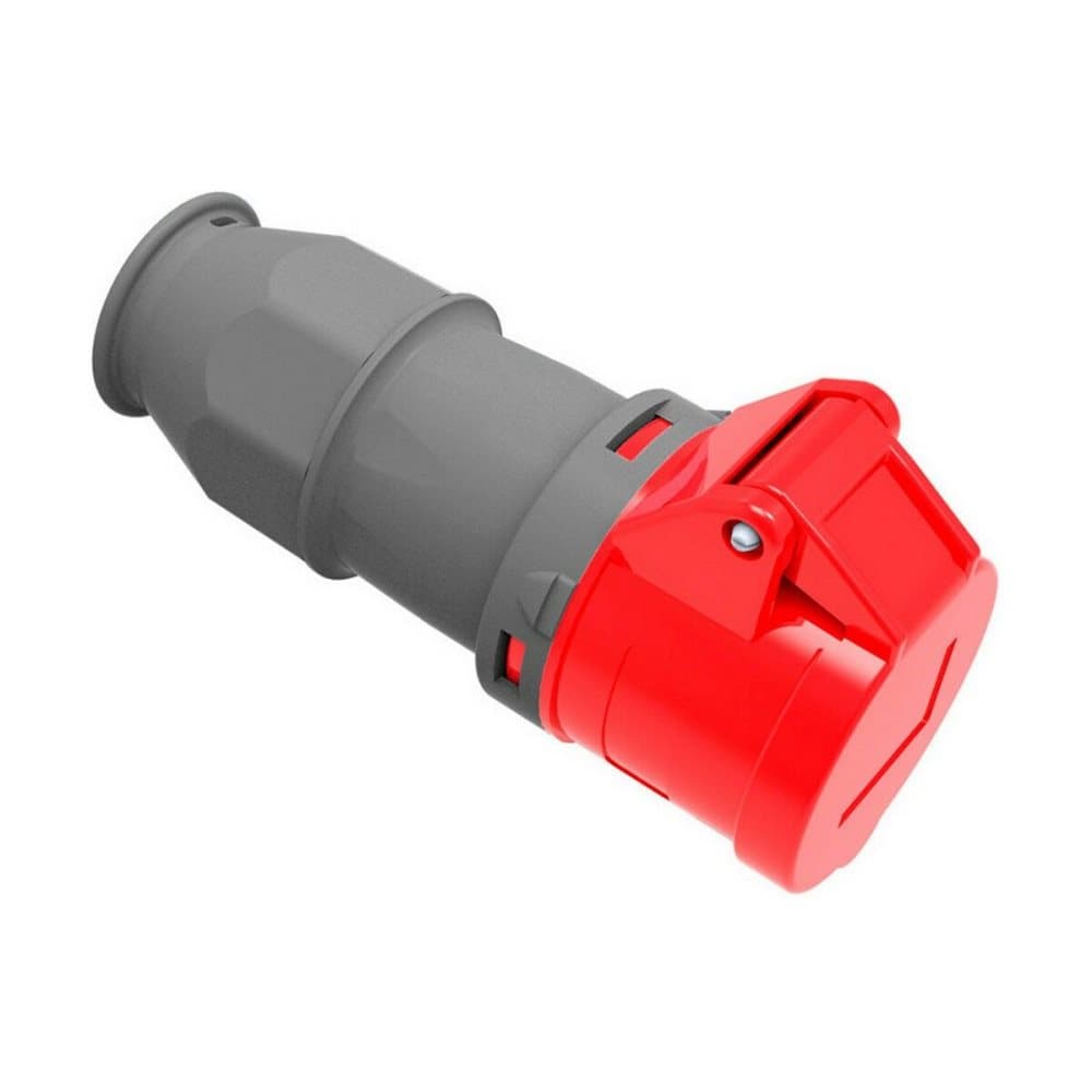 Plug-in base Solera 903152ab CETAC Med lock Röd IP44 16 A 400 V Aeriell