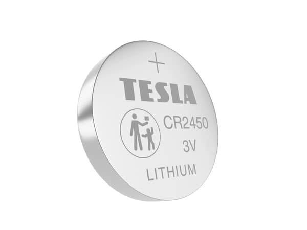TESLA batteri CR2450 litium 5-pak - 2293484