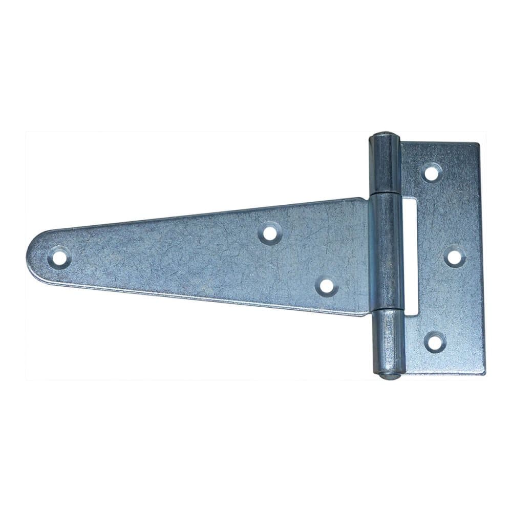 Gångjärn EDM Silvrig Zink T-formad (25 x 10 cm)