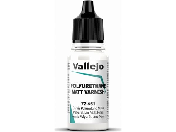 Vallejo Vallejo: 72.651 - Matt Polyurethane Varnish (18 ml)