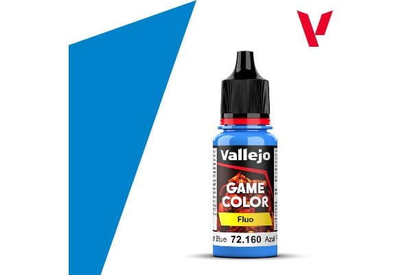 Fluorescerende blå 18ml