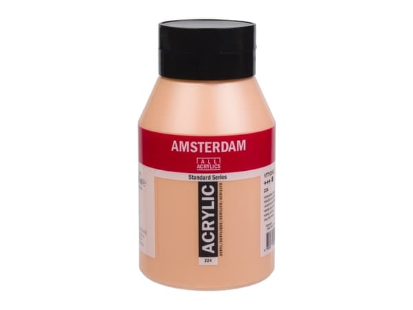 Amsterdam Standard Series Acrylic Jar Naples Yellow Red 224