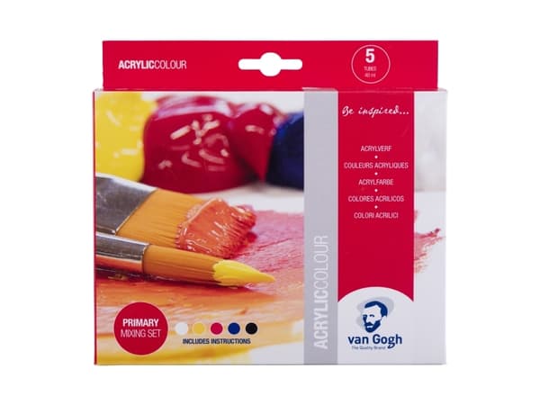 Van Gogh Acrylic colour primary mixing set | 5 x