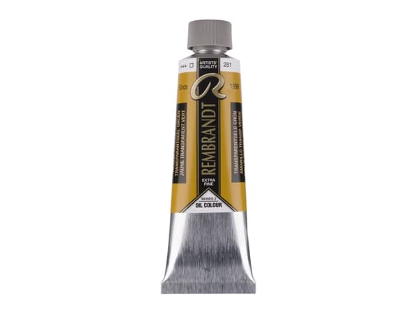 Rembrandt Oil Colour Tube Transparent Yellow Green 281