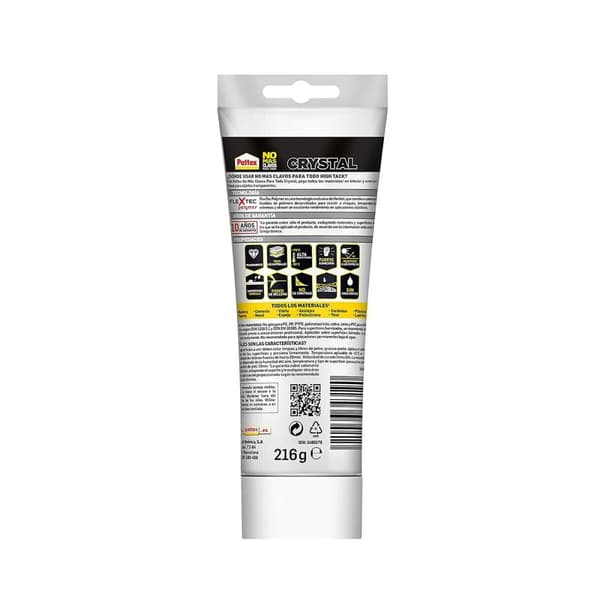 Pikatarra Pattex Läpinäkyvä Massa 216 g