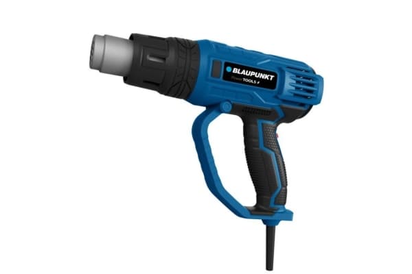 Blaupunkt HG2010, Varmluftspistol, Pistolhåndtak, Sort, Blå, 500 l/min, 600 °C, 300 l/min